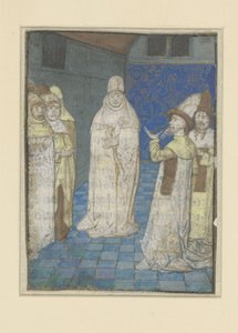 Boccaccio formidler i en diskusjon The Adventures of Noble Men and Women (serietittel) av Anonymous