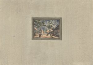 Brann ved Muiderberg, 1746 av Anonymous