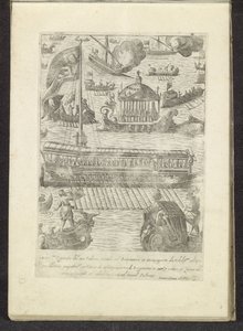 Bucintoro og andre schepen te Venetië Scènes uit het Venetiaanse leven (serietittel) Habiti d
