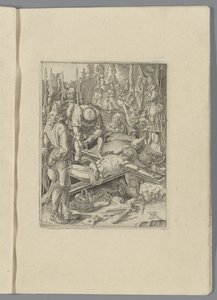 Kristus naglet til korset The Little Passion (serietittel) Passio Christi Ab Alberto Durer Nurenburgensi Effigiata (serietittel) av Anonymous