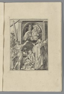 Christus the people of shown (Ecce homo) The Little Pass (serietittel) Passio Christi Ab Alberto Durer Nürnberg-figur (serietittel) av Anonymous