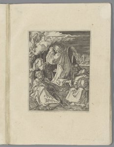 Kristus i Getsemane hage Den lille påsken (serietittel) Passio Christi Ab Alberto Durer Nurenburgensi Effigiata (serietittel) av Anonymous