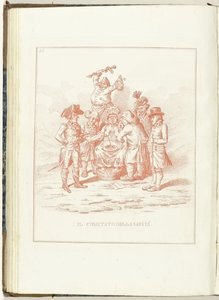 Comité van Gezondheid, 1795 Helseutvalget (tittel på objekt) Hollandia Regenerata (Italyanse kopie) (serietittel) The regeneration of Holland: spechio til alle regenererte folk (serietittel på objekt) av Anonymous