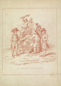 Helsekomiteen, 1795 Il Comitato della Sanita (tittel på objekt) Hollandia Regenerata (italiensk kopi) (serietittel) av Anonymous