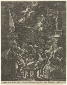 Torturen av Saint Laurentius av Anonymous