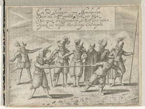 Kampen om den gylne stokk, 1608 av Anonymous