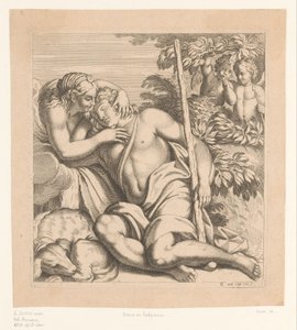 Diana og Endymion Malerier i Palazzo Farnese i Roma (serietittel) av Anonymous