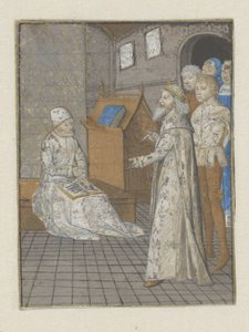 En konge forteller historien sin til Boccacio The Adventures of Noble Men and Women (serietittel) av Anonymous