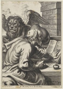 Evangelist Marcus S. Marcus Evang (tittel på objekt) av Anonymous