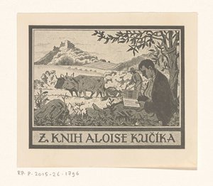 Ex libris av Aloise Kučík av Anonymous
