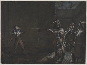 Henrettelse av hertugen av Enghien, 21. mars 1804. Henrettelse av Anonymous