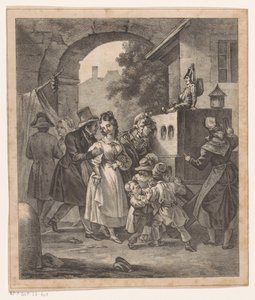 Figurer rundt et visningsskap av Anonymous