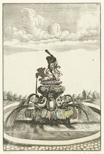 Fontein møtte Hercules i Ladon Arkitektur Curiosa Nova (serietittel) av Anonymous
