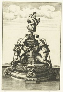 Fontene med Leda og svanen Architectura Curiosa Nova (serietittel) av Anonymous