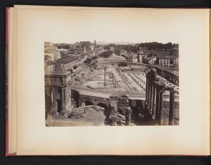 Forum Romanum i Roma, Italia Forum Romanum (tittel på objekt) av Anonymous