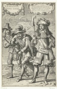 Fransk tegneserie om tapet av Gent, 1678 L