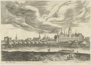 Utsikt over Dresden Dresden (tittel på objekt) Ruinarum varii prospekt (serietittel) av Anonymous