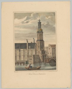 Utsikt over Munttoren i Amsterdam Coin Tower i Amsterdam (tittel på objekt) Ansiktene til de seks hovedtårnene i byen Amsterdam. 2nd Cahier (serietittel) av Anonymous