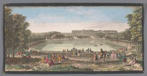 Utsikt over Orangeriet i Versailles-palasset Vüe ​​​​du Château de Versailles du côté de l