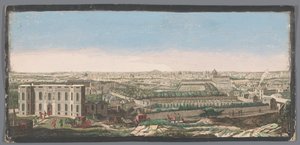 Utsikt over byen Paris sett fra observatoriet Generell utsikt over byen Paris, prize de la hauteur de l