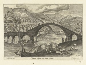 Se på en bruk i Toscana Et portrett av broen. Hvor som helst i Toscana (tittel på objekt) Ulike perspektiver av ruinene (serietittel) av Anonymous