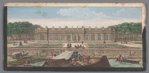 Utsikt over Grand Trianon i Versailles-hagen av Anonymous
