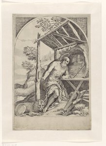 Saint Hieronymus i villmarken av Anonymous
