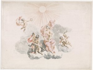 Hercules blir die av Juno av Anonymous