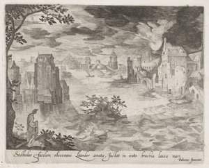 Hero en Leander Scener fra Ovids Metamorphoses (serietittel) av Anonymous