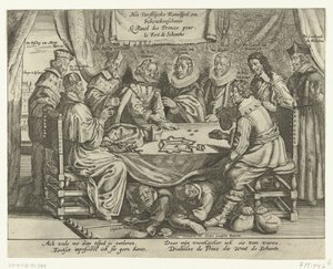 Spillet for Schenckenschans, 1635-1636 The Vorstelijcke Ravelspel om Schenckenschants / Le Ravel des Princes pour le Fort de Schentks (tittel på objekt) av Anonymous