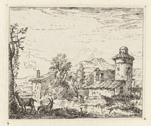Italianiserend landschap met ronde toren en twee geiten   1368054   no       norwegian Successfully Translated  Original: His Eminence Cardinal Manning, 1st plate Translat: His Eminence Cardinal Manning, 1st plate 1255675 no norwegian Successfully Translat av Anonymous