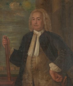 Johannes Thedens (1741-1743) Portrett av Johannes Thedens, generalguvernør for det nederlandske østindiske kompaniet av Anonymous