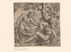 Jupiter og Antiope av Anonymous
