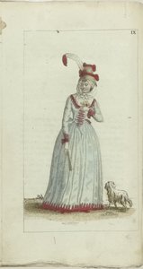Cabinet of Fashion and Taste 1791, pl. IX av Anonymous