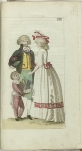 Cabinet of Fashion and Taste 1791, pl. XIII av Anonymous