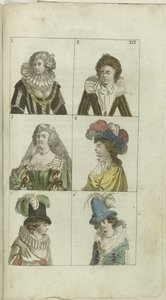 Cabinet of Fashion and Taste 1791, pl. XII av Anonymous