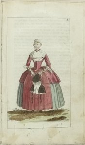 Cabinet of Fashion and Taste 1791, pl. X av Anonymous