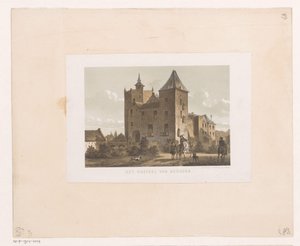 Castle Heusden Slottet i Heusden (tittel på objekt) av Anonymous