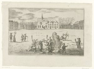 Strass av Arnhem-ordførerne Bentinck og Brantsen, 1784 av Anonymous
