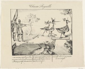 Royal Hunt, 1830 Chasse Royalle (tittel på objekt) av Anonymous