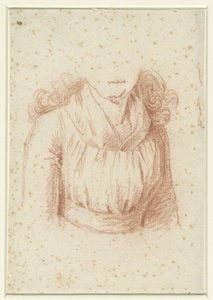 Kostymestudie for et portrett av Madame Molet av Anonymous