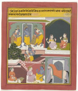 Krishna og Radha av Anonymous