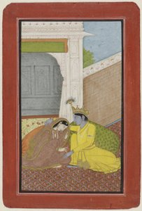 Krishna og Radha av Anonymous