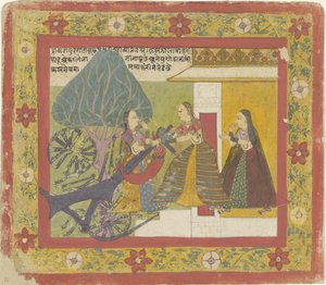 Krishna har ødelagt vogndemonen av Anonymous