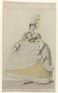 La Belle Assemblee, 1. juli 1808, nr. 32: The Court Dress (...) av Anonymous