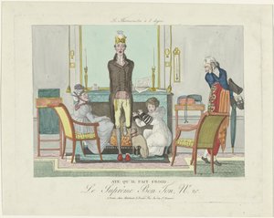 Le Supreme Bon Ton, The 8 Degree Thermometer, 1800-1815, nr. 20: Ja, det er kaldt. av Anonymous