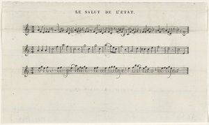 Sang til kronprinsen, 1830 Le salut de l
