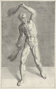 Mann med to piskestenger Scourge of Christ (serietittel) av Anonymous