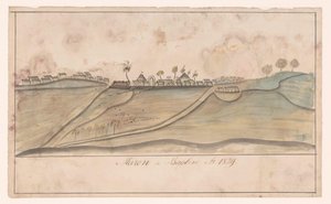 Maron i Baglung Maron på Baglung Ao. 1829 (tittel på objekt) av Anonymous