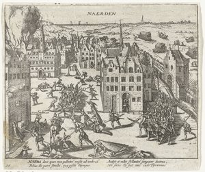 Drap av spanjolene i Naarden, 1572 av Anonymous